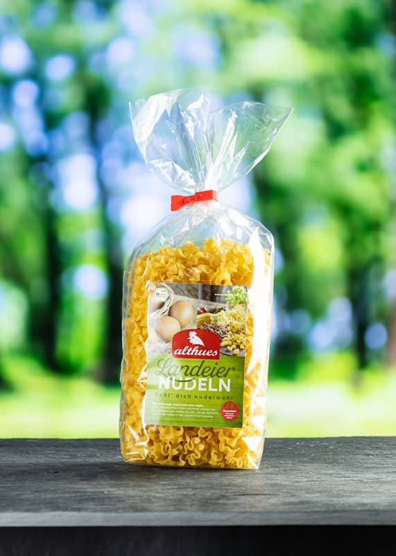 Hof Althues | Wellenband-Eiernudeln | 0,25 kg im Beutel