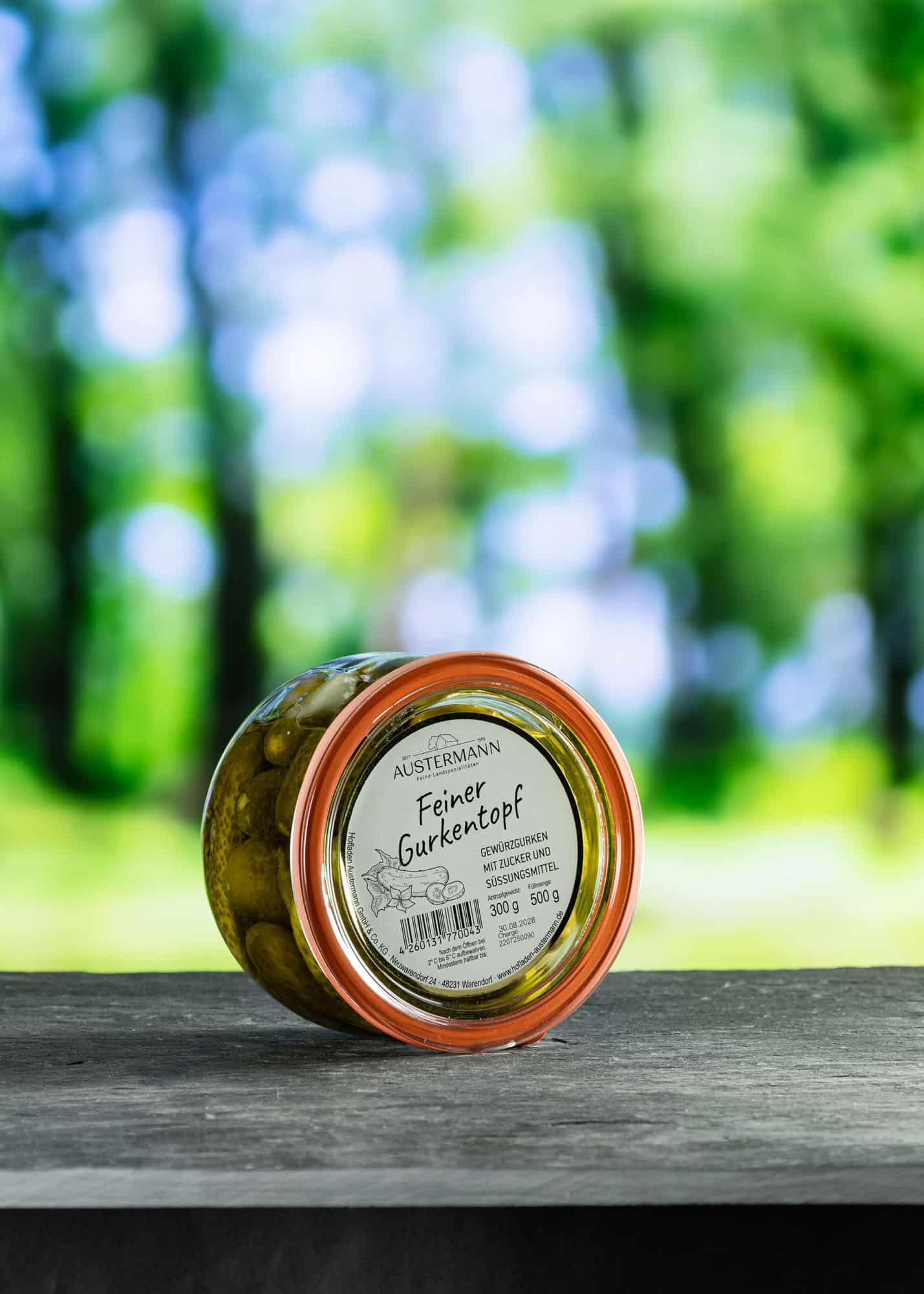 Hofladen Austermann | Feiner Gurkentopf | 0,5 L im Glas