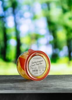 Hofladen Austermann | Gurkenhappen mit Paprika | 0,5 L im Glas