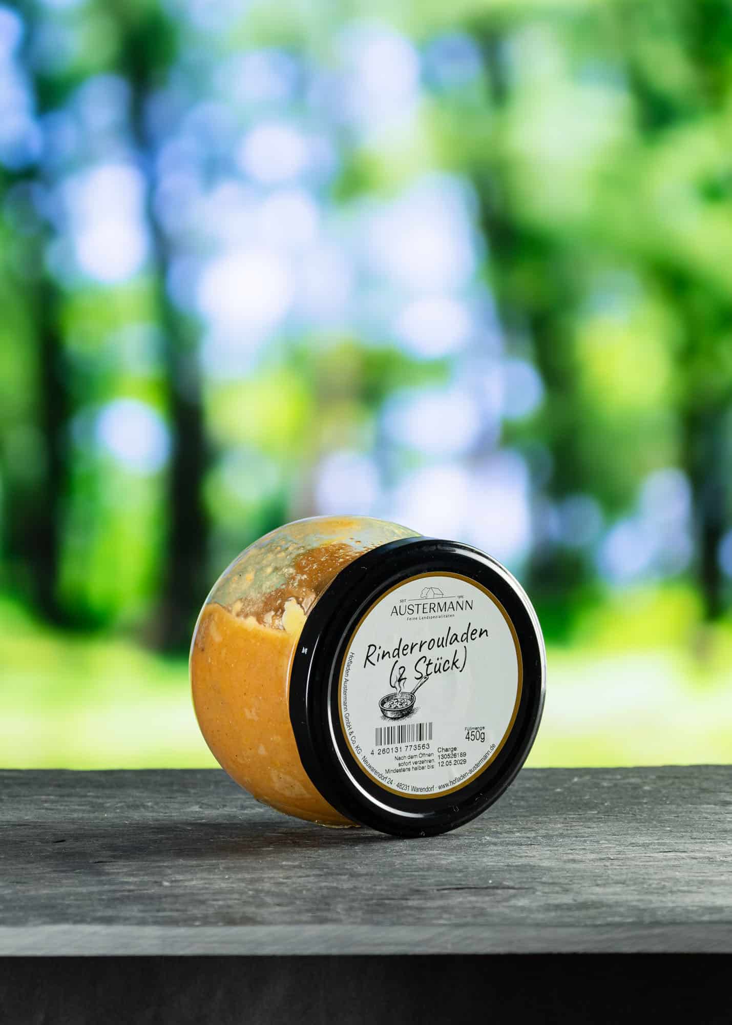 Hofladen Austermann | Rinderrouladen | 450 g im Glas
