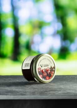 Marmeladenmanufaktur | Fruchtaufstrich | Saure Kirsche mit Espresso | 180 g im Glas