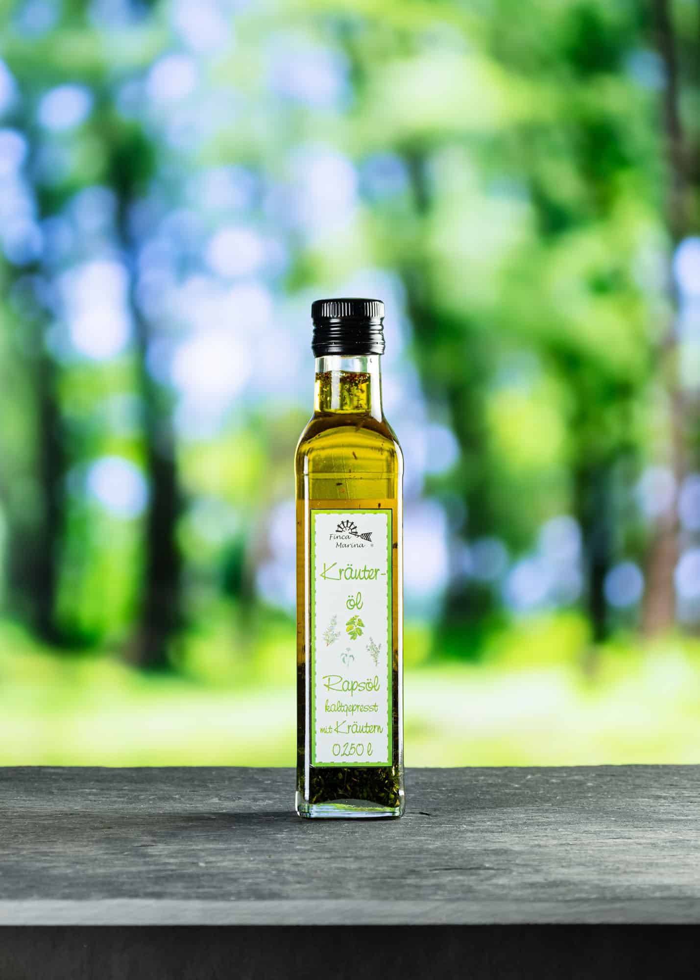 Finca Marina | Kräuteröl mit Rapsöl | 0,25 l Flasche